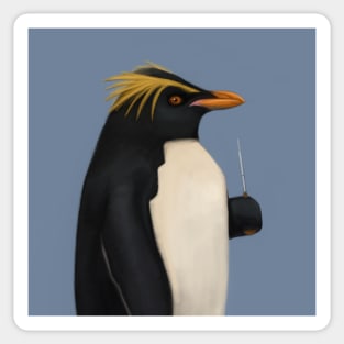 Rockhopper Penguin Conductor Sticker